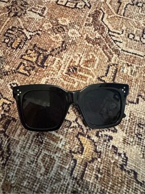 Black Square Oversized Sunglasses